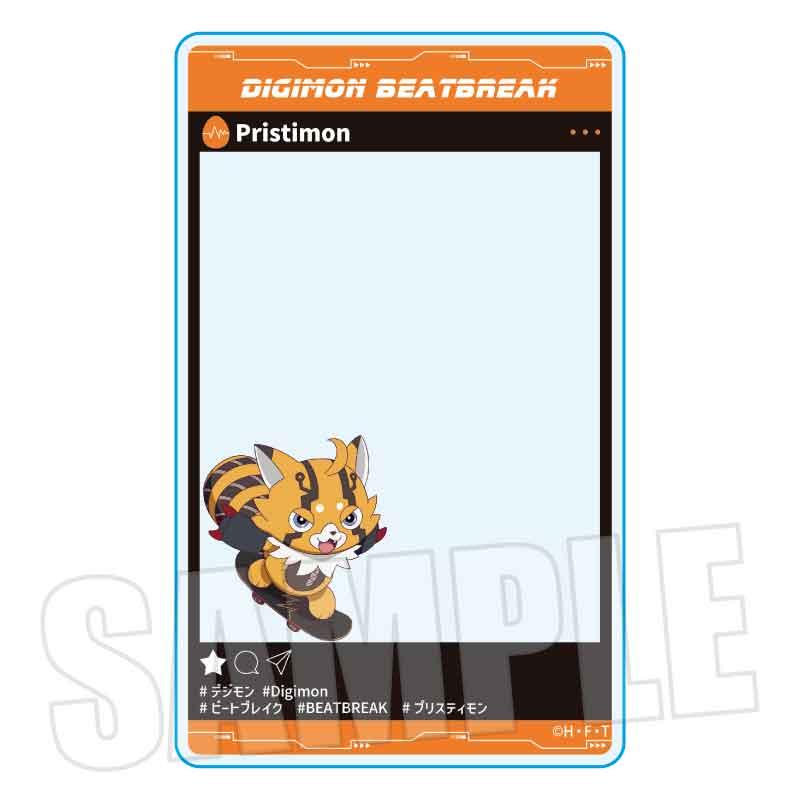 DIGIMON BEATBREAK（數碼寶貝 BEATBREAK） プリスティモン 亞克力卡 Skater ver.