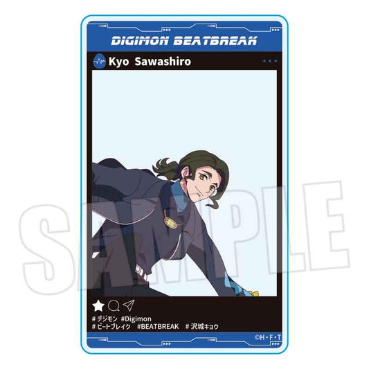 DIGIMON BEATBREAK（數碼寶貝） 沢城キョウ 亞克力卡 Skater ver.