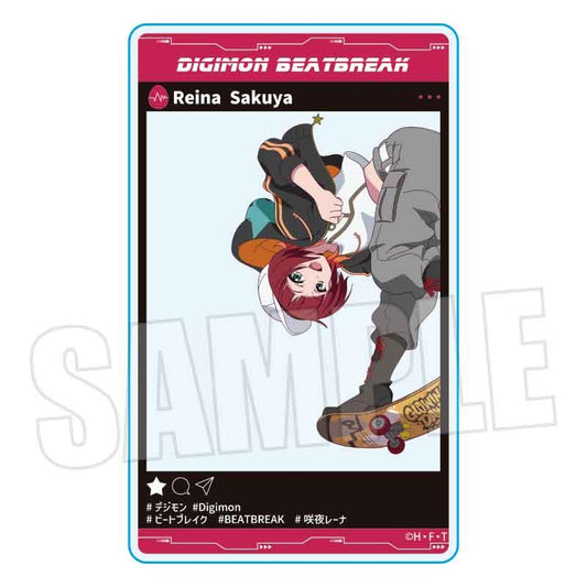 DIGIMON BEATBREAK（數碼寶貝） 咲夜 レーナ 亞克力卡 Skater ver.