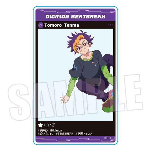 DIGIMON BEATBREAK（數碼寶貝 BEATBREAK） 天馬トモロウ 亞克力卡 Skater ver.