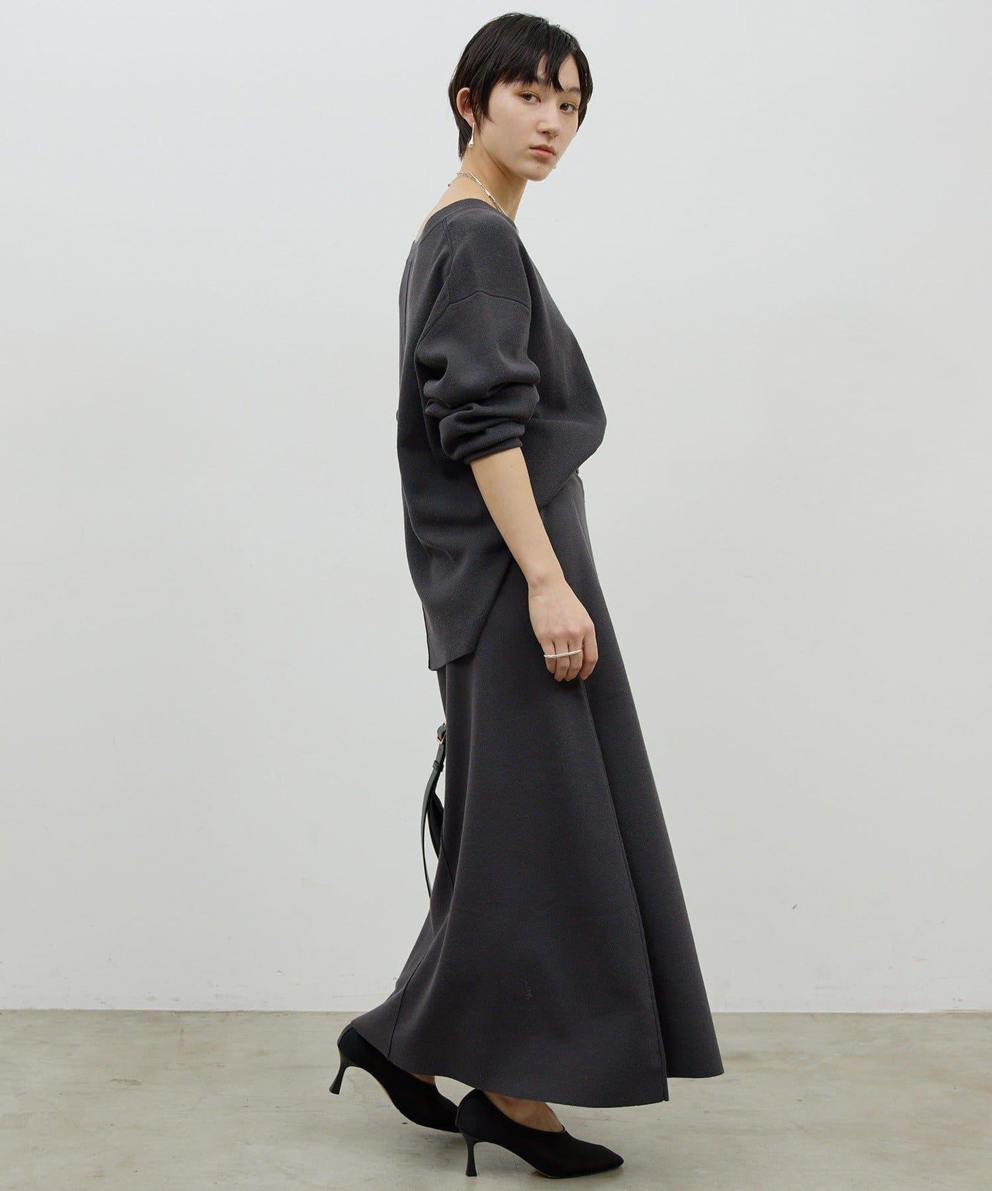 可成套 V領 針織上衣