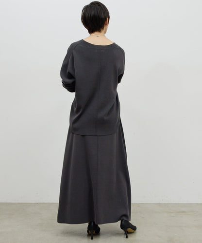 可成套搭配 傘擺 針織半身裙