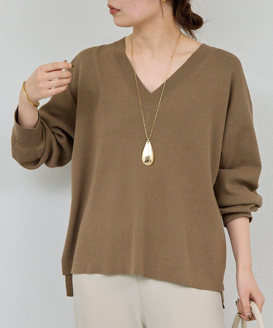 可成套 V領 針織上衣