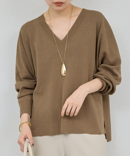 可成套 V領 針織上衣