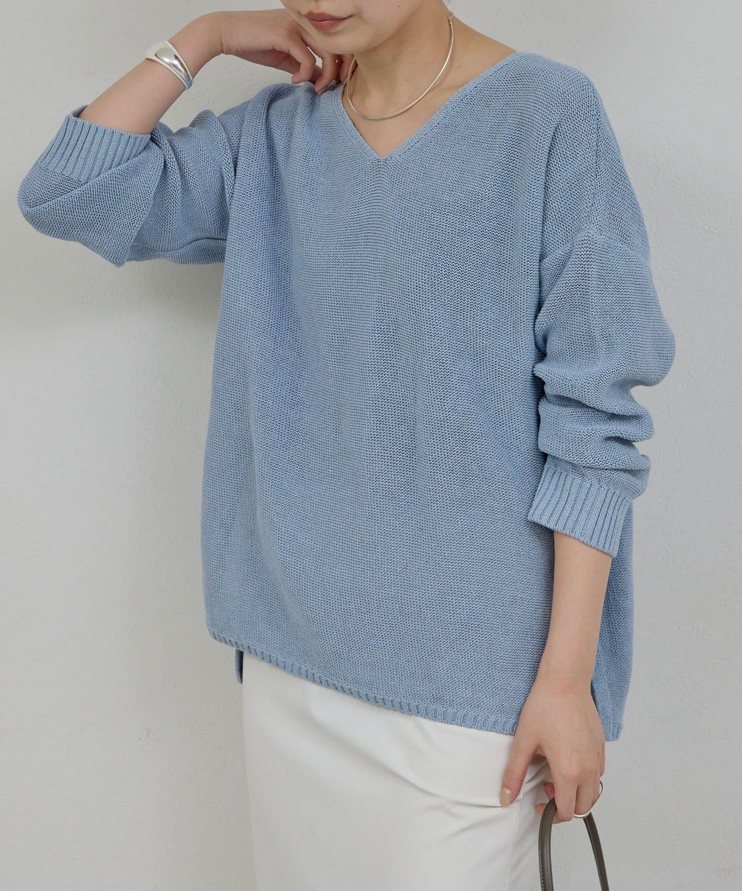 早春必備 棉質網眼套頭衫