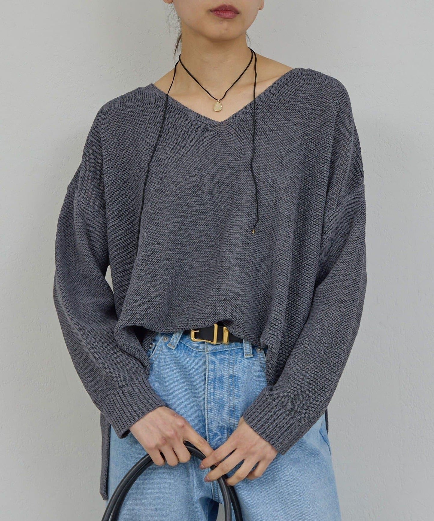 早春必備 棉質網眼套頭衫