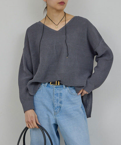 早春必備 棉質網眼套頭衫