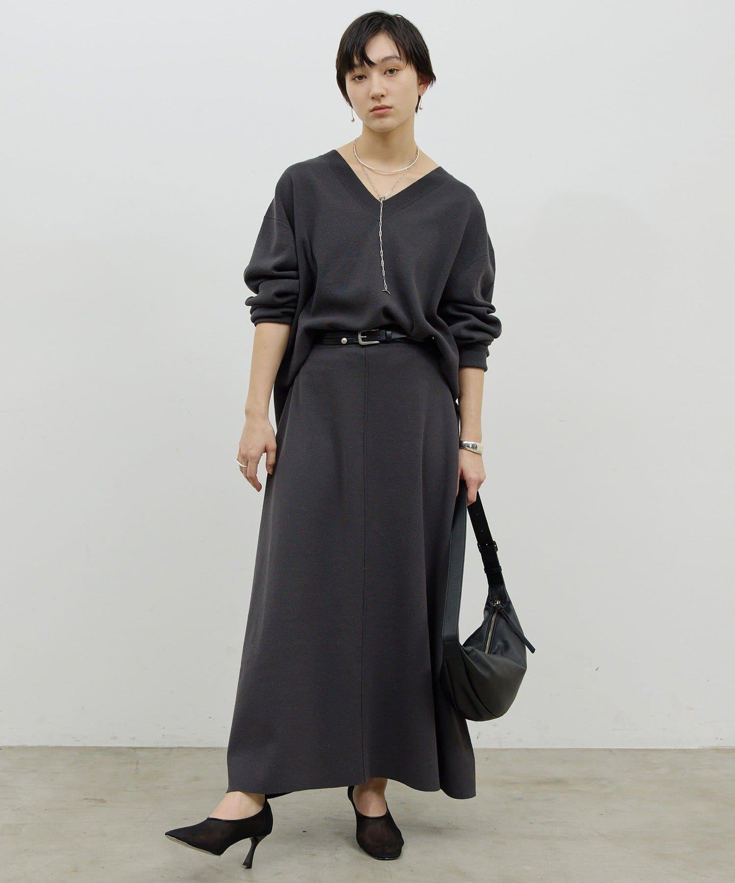 可成套 V領 針織上衣