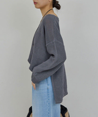 早春必備 棉質網眼套頭衫