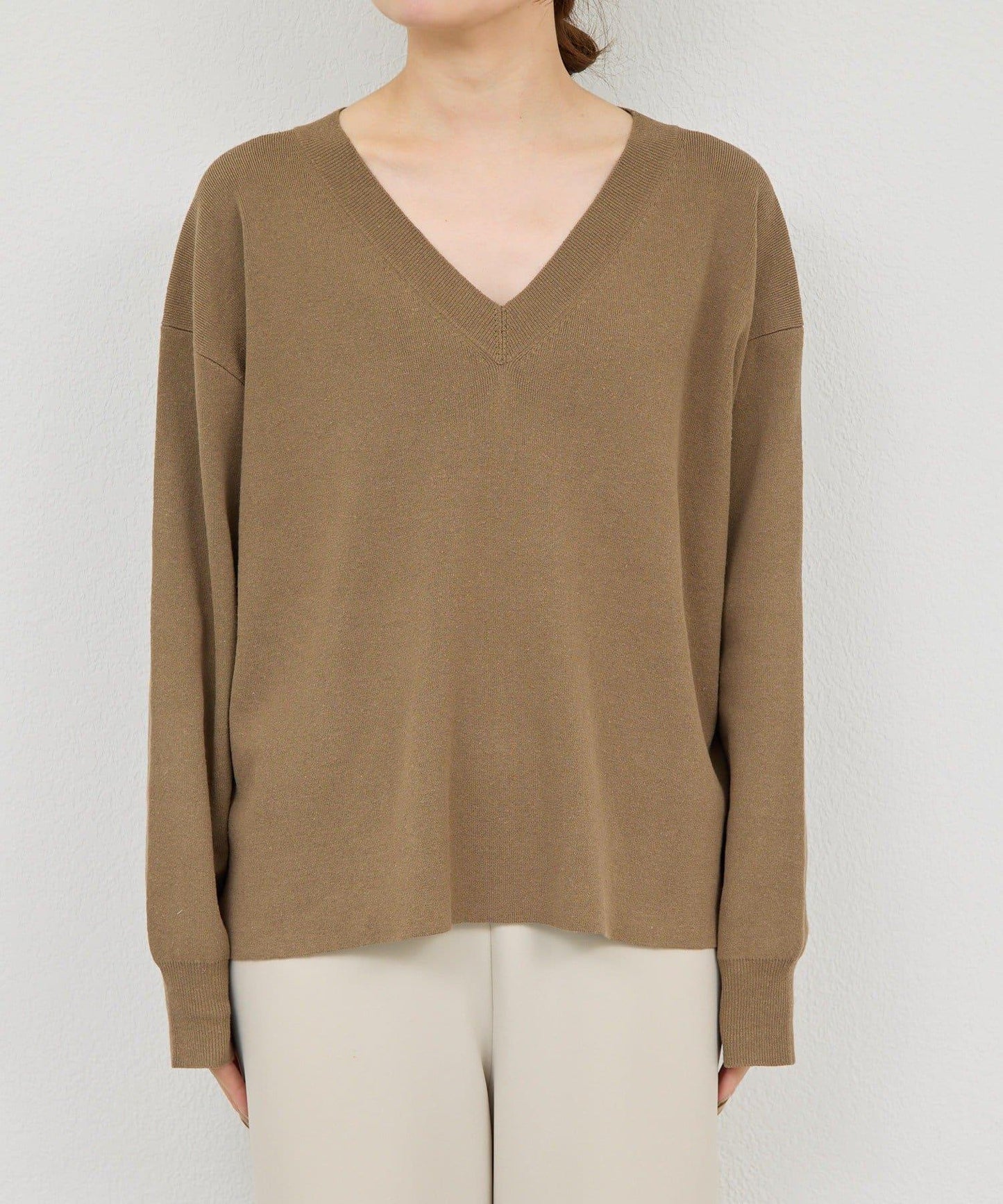 可成套 V領 針織上衣