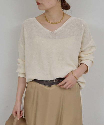 早春必備 棉質網眼套頭衫