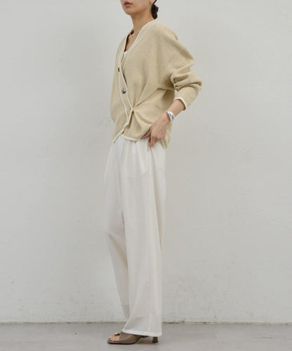 可手洗 花呢紋 針織開衫