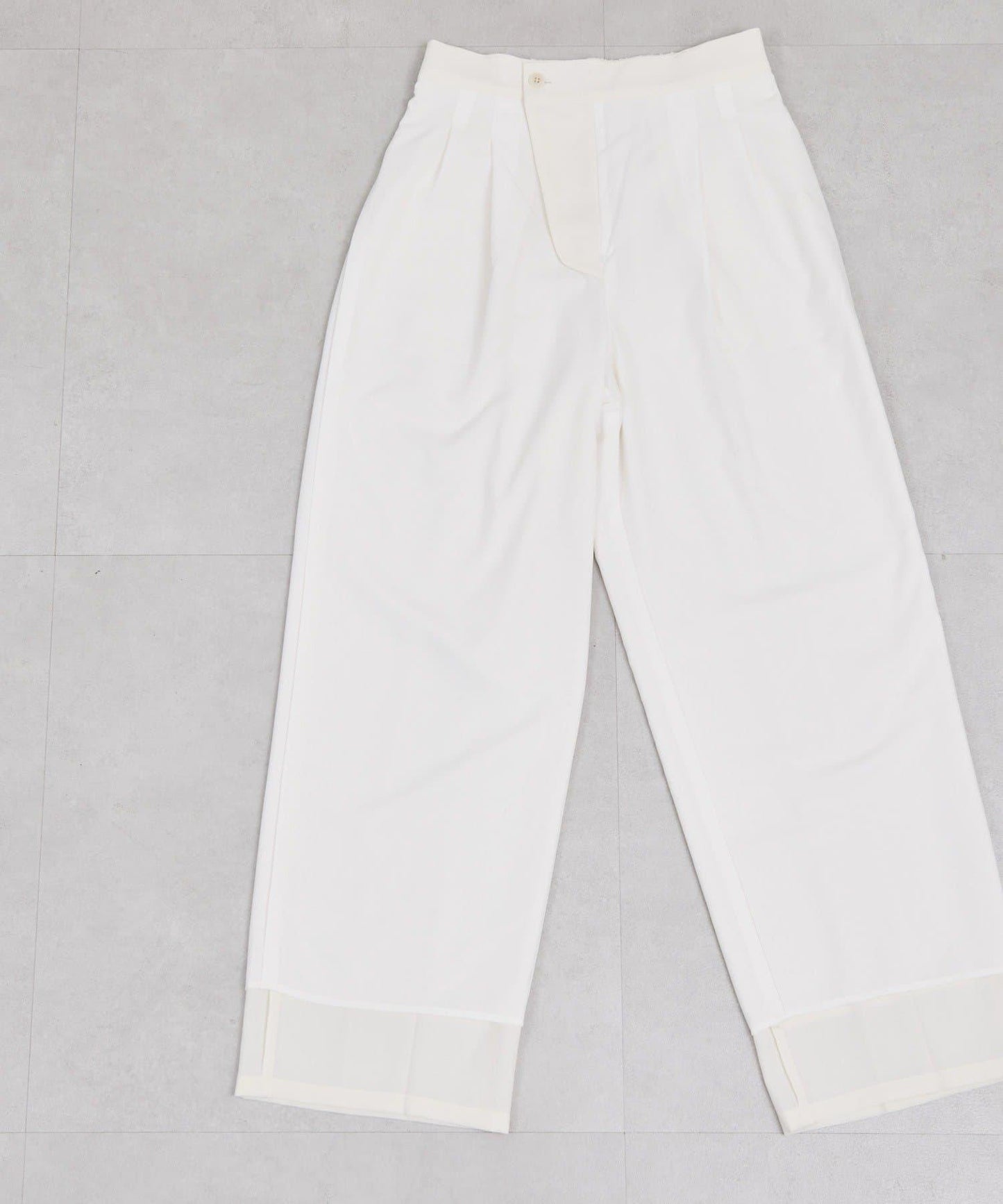 ガランテ定番 輕質針織闊腿褲