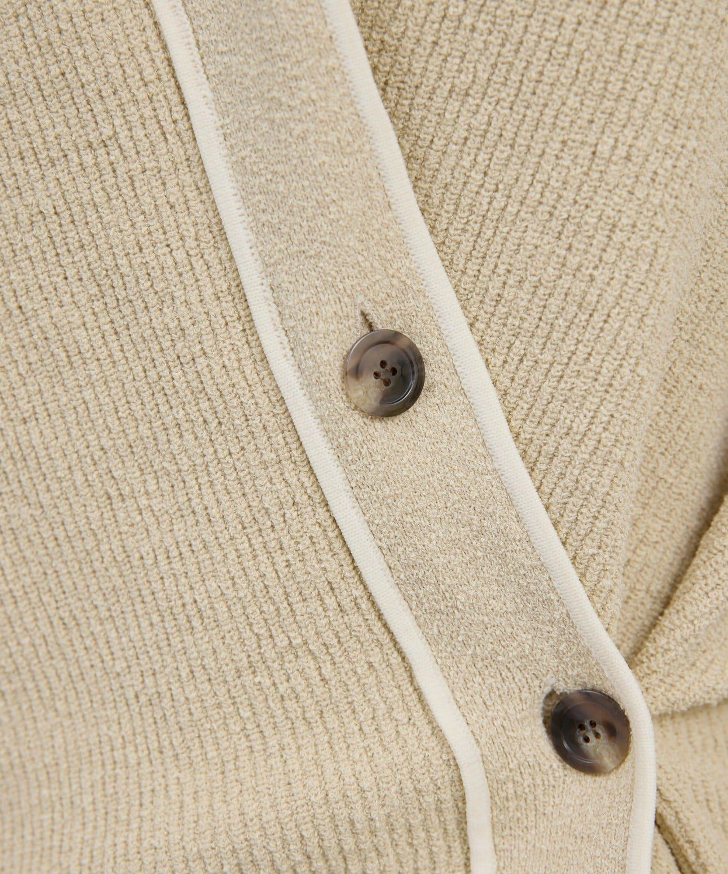 可手洗 花呢紋 針織開衫