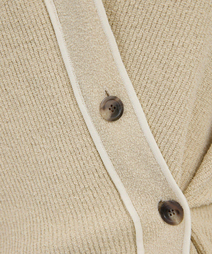 可手洗 花呢紋 針織開衫