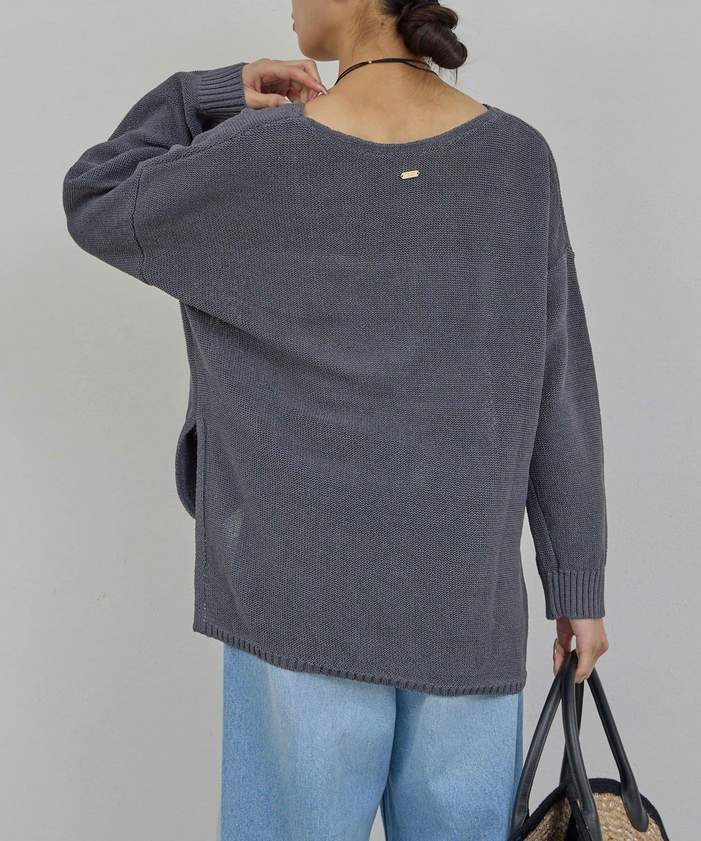 早春必備 棉質網眼套頭衫