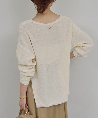 早春必備 棉質網眼套頭衫