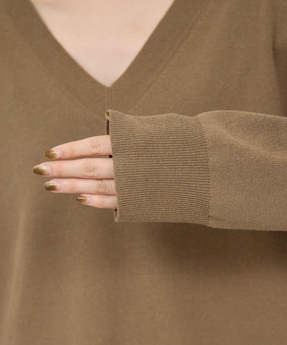 可成套 V領 針織上衣