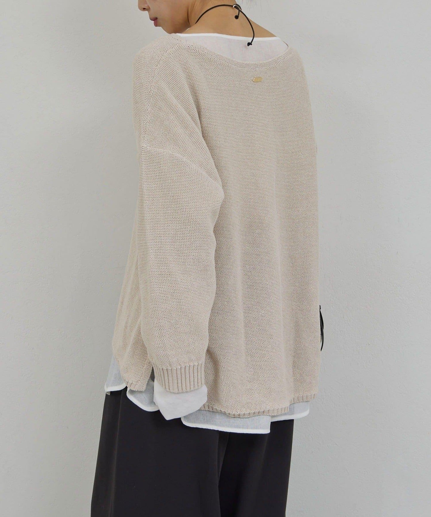 早春必備 棉質網眼套頭衫