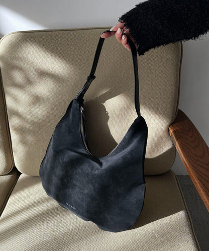 CAPRICIEUX LE'MAGE 半圓造型 努巴克 單肩包