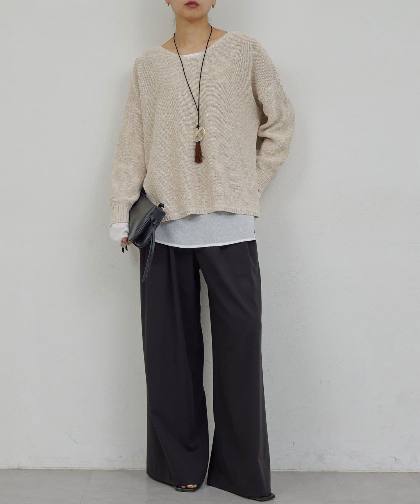 早春必備 棉質網眼套頭衫