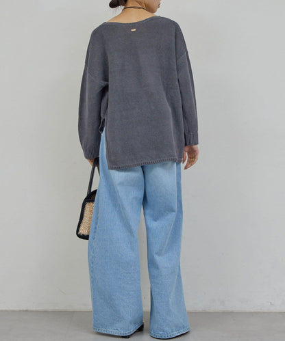 早春必備 棉質網眼套頭衫