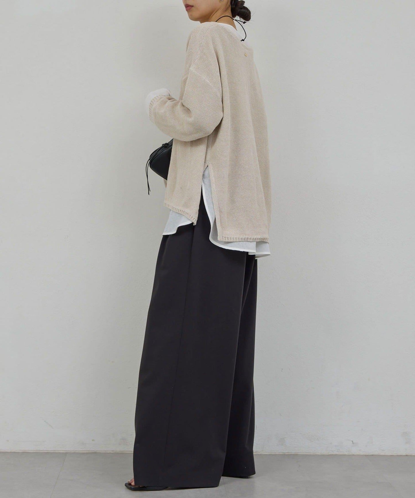 早春必備 棉質網眼套頭衫