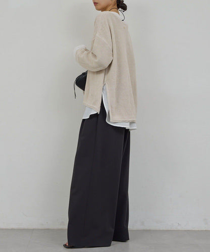 早春必備 棉質網眼套頭衫