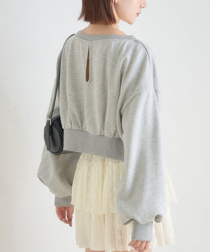 mystic 後背開口 Logo印花 衛衣