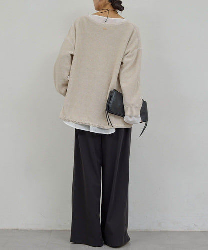 早春必備 棉質網眼套頭衫