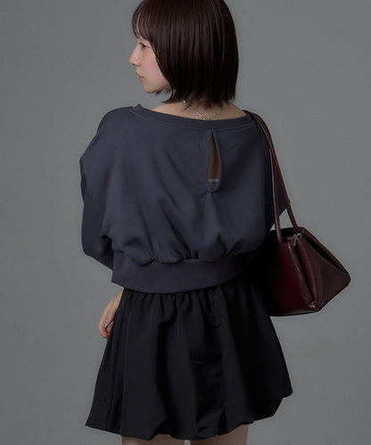 mystic 後背開口 Logo印花 衛衣