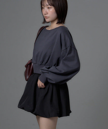 mystic 後背開口 Logo印花 衛衣