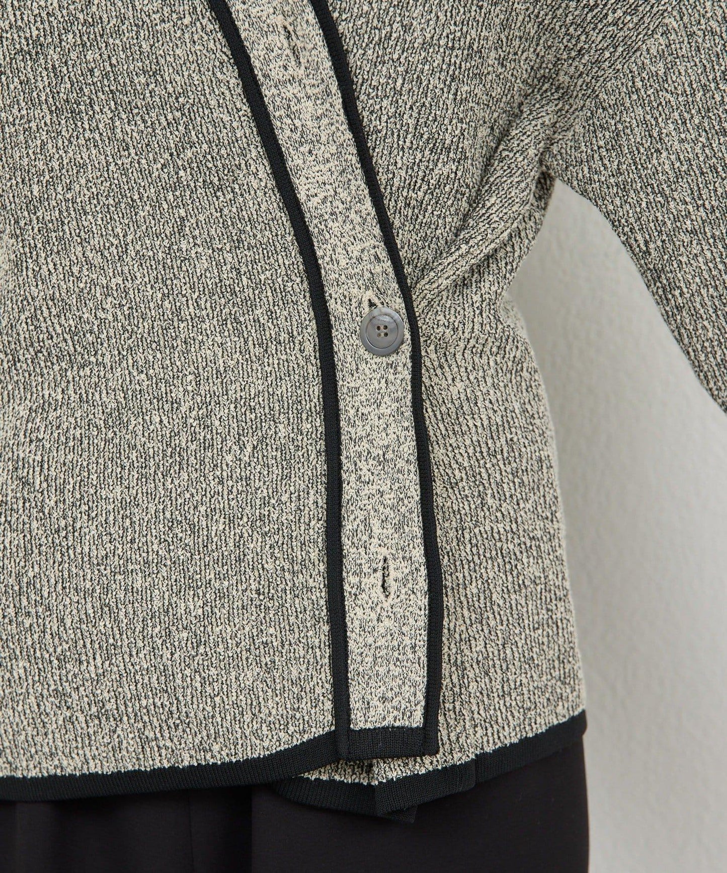 可手洗 花呢紋 針織開衫