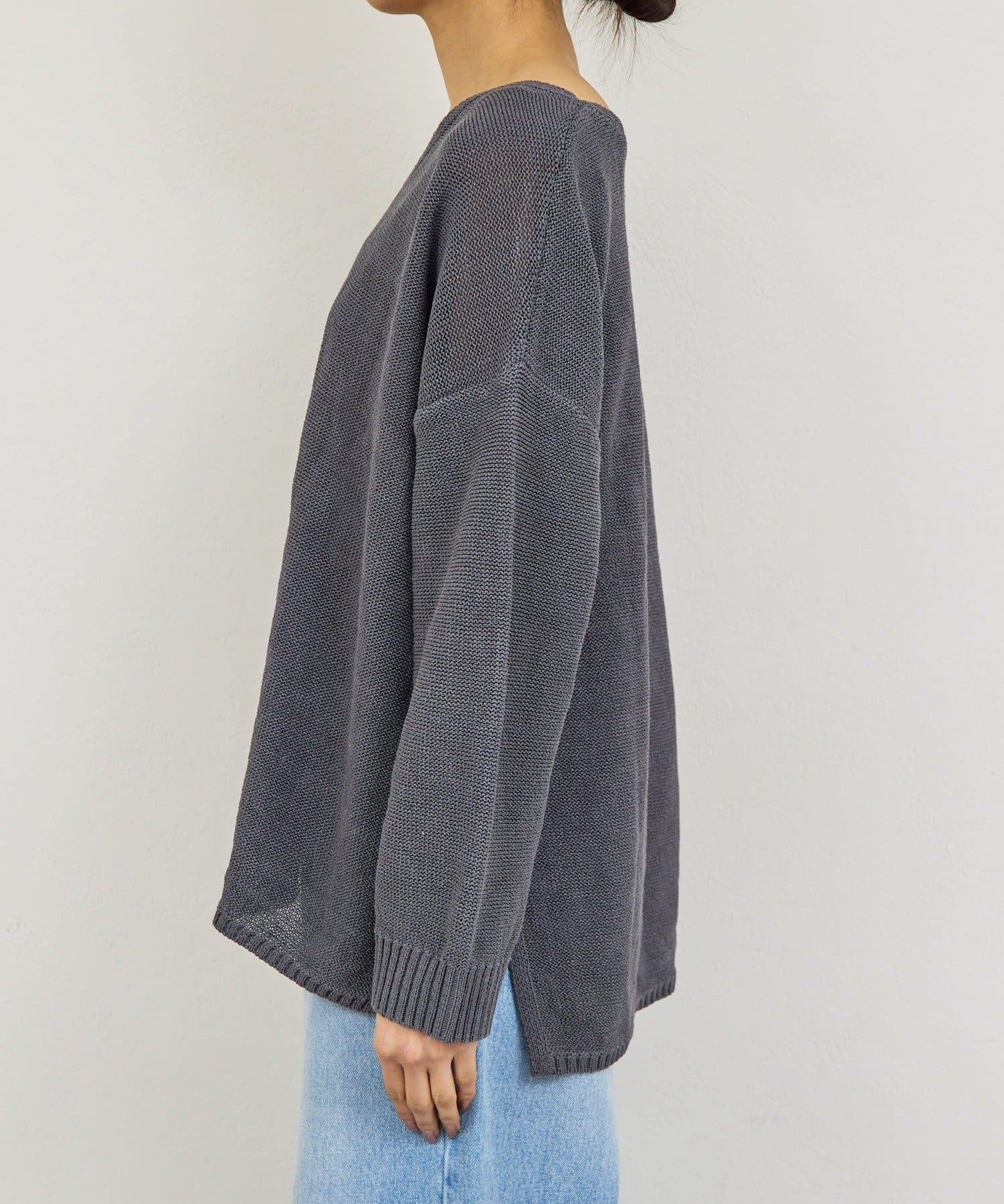 早春必備 棉質網眼套頭衫