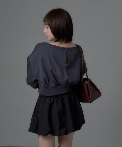 mystic 後背開口 Logo印花 衛衣