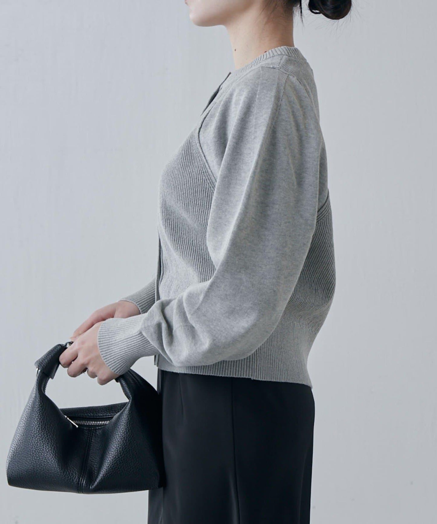 棉質合身針織開衫