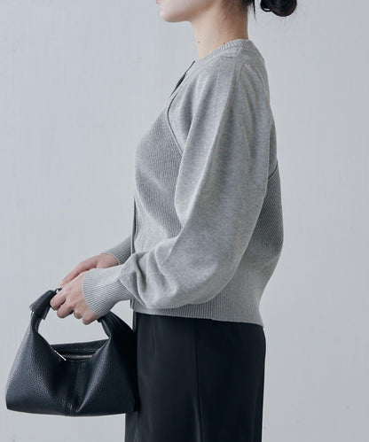 棉質合身針織開衫