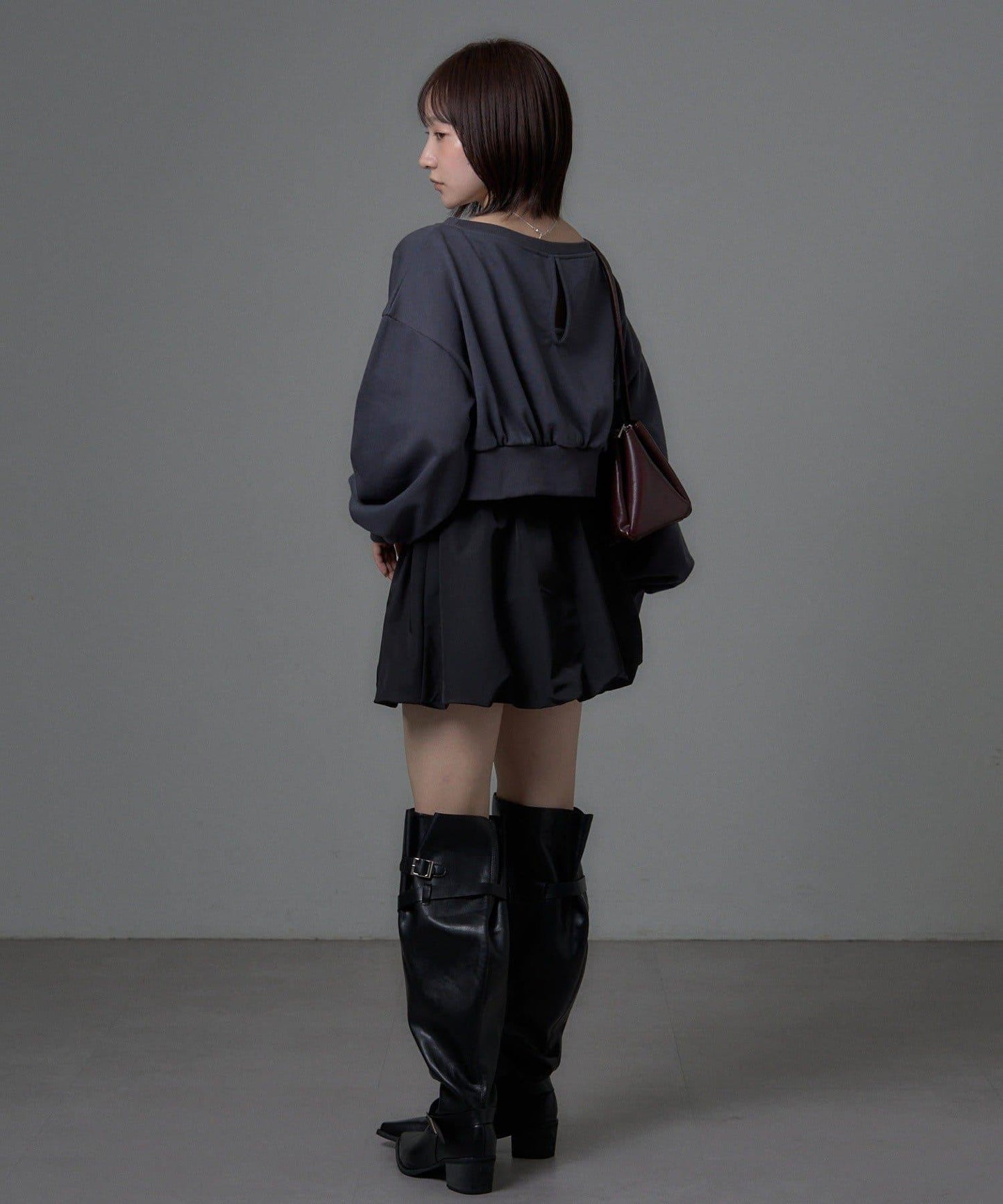 mystic 後背開口 Logo印花 衛衣