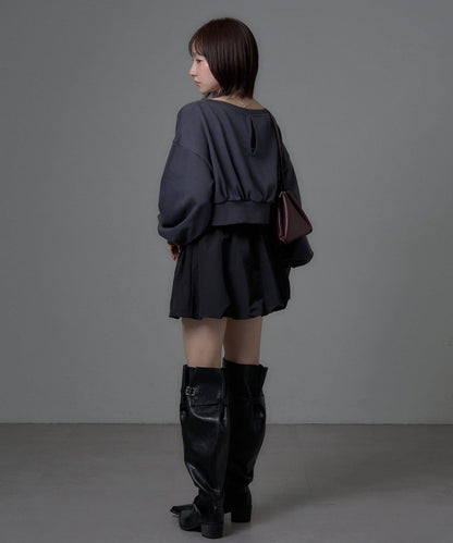 mystic 後背開口 Logo印花 衛衣