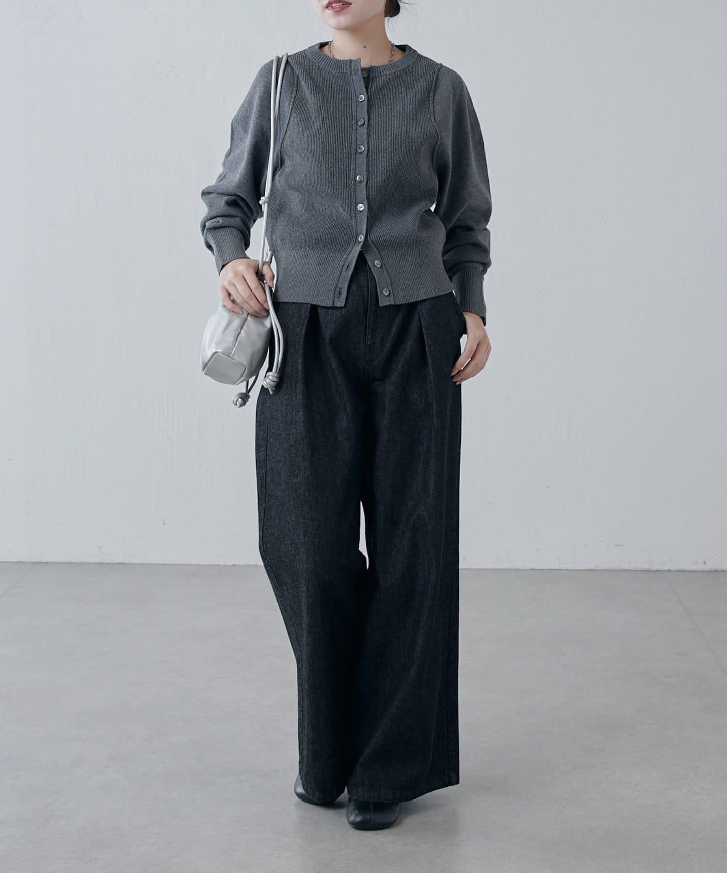 棉質合身針織開衫