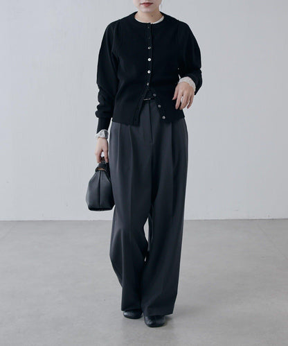 棉質合身針織開衫