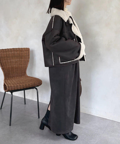 仿麂皮 背心風 吊帶連衣裙