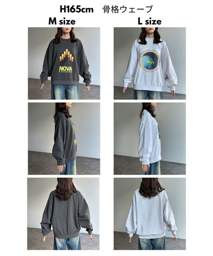 企業Logo風印花衛衣