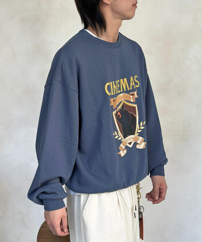 企業Logo風印花衛衣