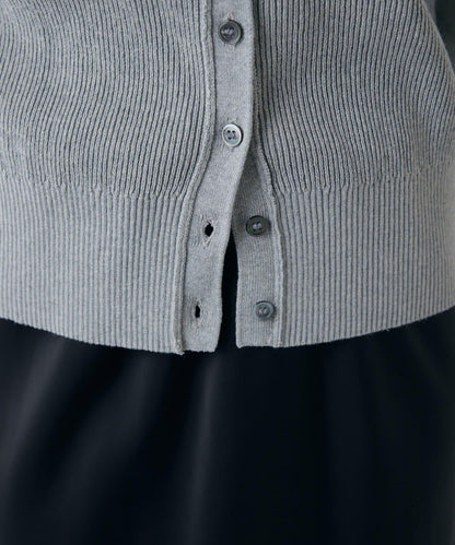 棉質合身針織開衫