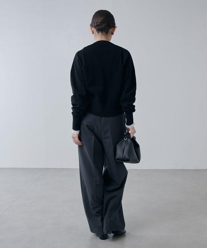 棉質合身針織開衫