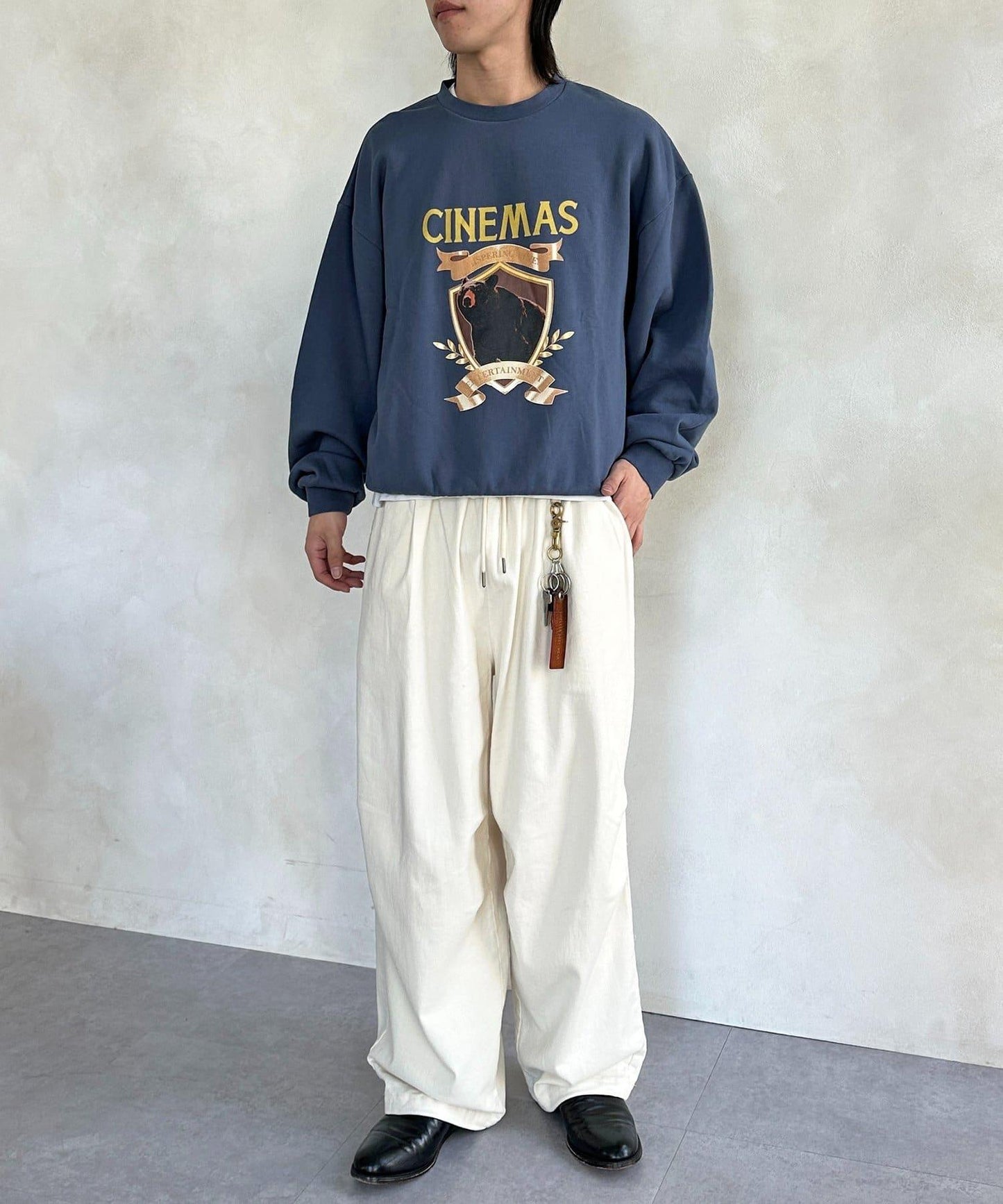 企業Logo風印花衛衣