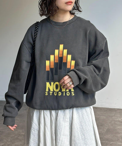 企業Logo風印花衛衣