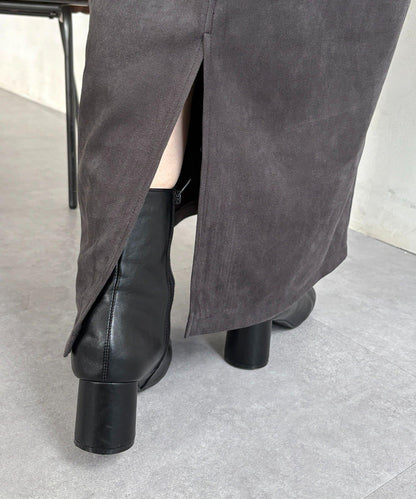 仿麂皮 背心風 吊帶連衣裙