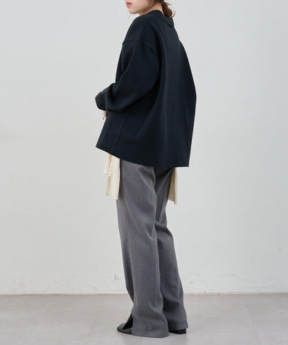 26SS 開領橄欖球風針織上衣